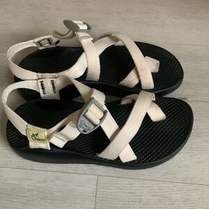 Chaco Black and Cream Sandals